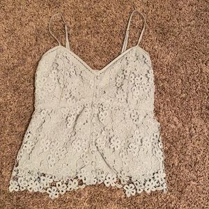 Abercrombie lace tank top